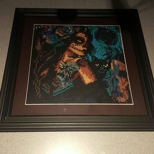 Framed day of the dead picture